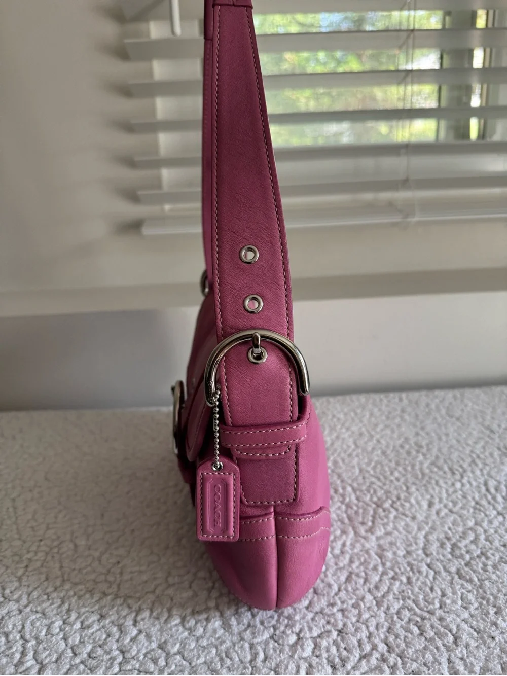 Coach Y2K Pink Small Soho Flap Shoulder Bag 9247